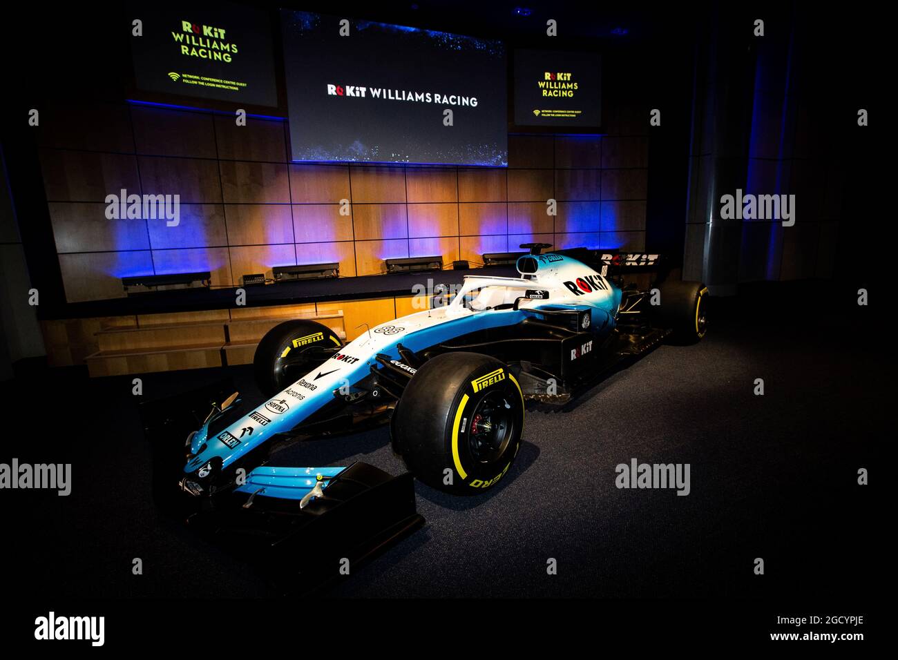 Williams Racing 2019 livrea svelare. Williams Racing Livery svelare. Lunedì  11 Febbraio 2019. Williams Racing Headquarters, Grove, Inghilterra Foto  stock - Alamy