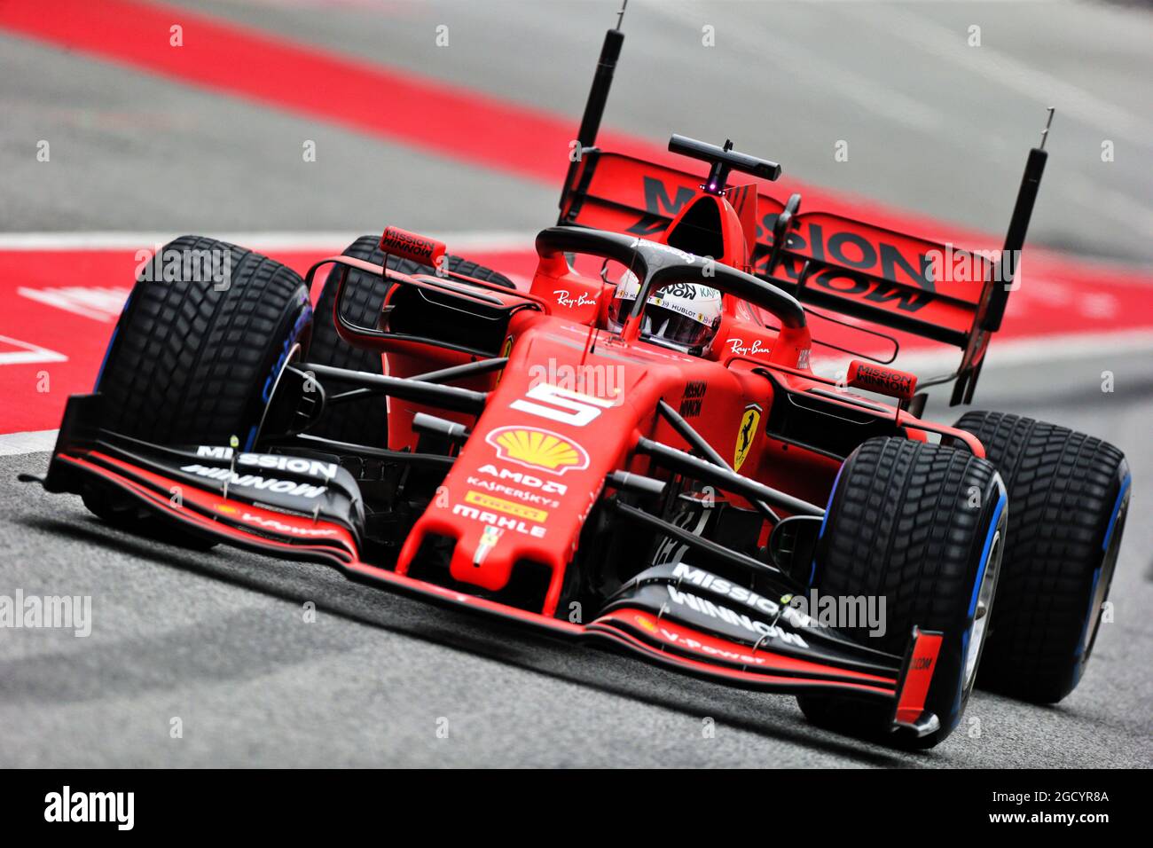 Sebastian Vettel (GER) Ferrari SF90. Test di Formula uno, giorno 3, mercoledì 20 febbraio 2019. Barcellona, Spagna. Foto Stock