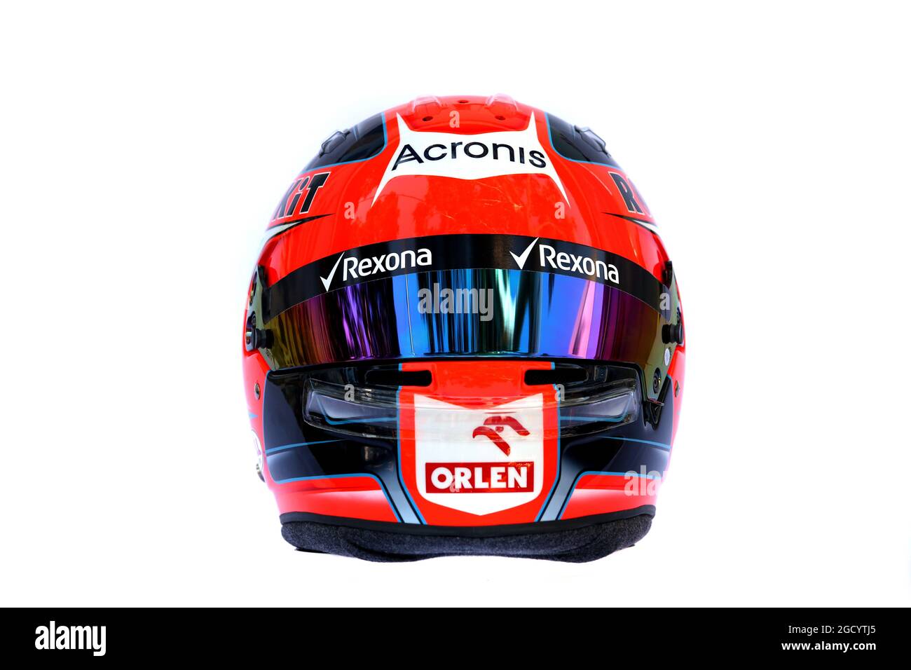 Il casco di Robert Kubica (POL) Williams Racing. Gran Premio d'Australia, giovedì 14 marzo 2019. Albert Park, Melbourne, Australia. Foto Stock