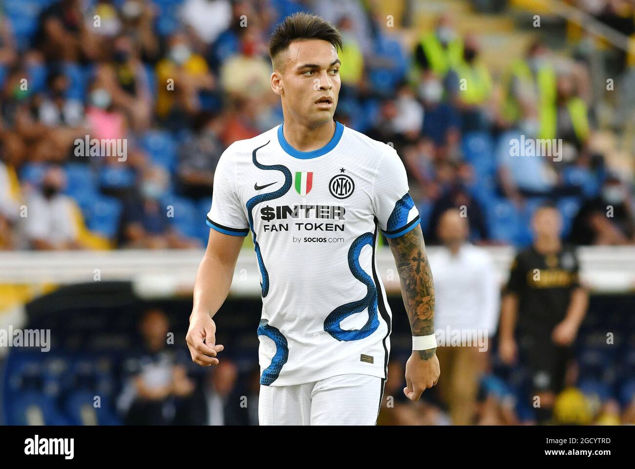 Lautaro Martinez (Inter) durante Parma Calcio vs Inter - FC Internazionale, amichevole calcio, Parma, Italia, - Photo .LiveMedia/Alessio Tarpini Foto Stock