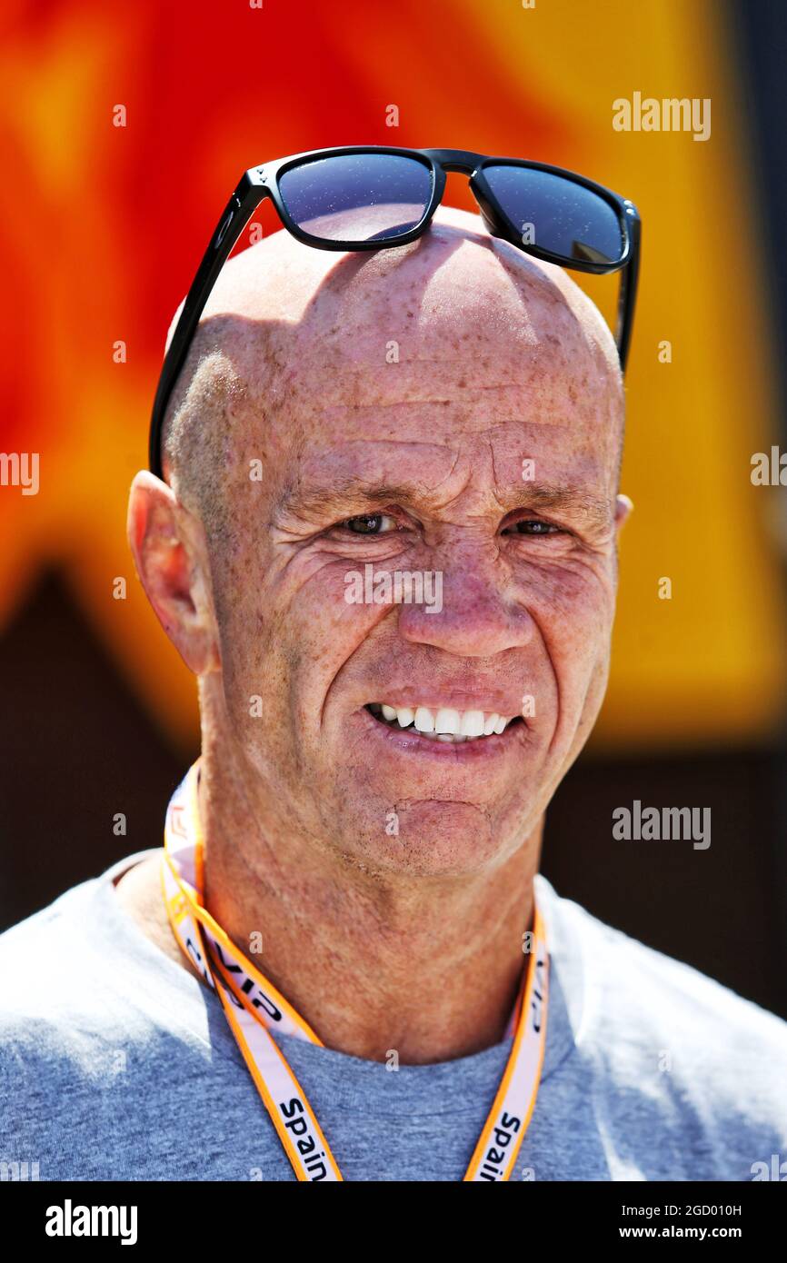 Randy Mamola (Stati Uniti). Gran Premio di Spagna, giovedì 9 maggio 2019. Barcellona, Spagna. Foto Stock