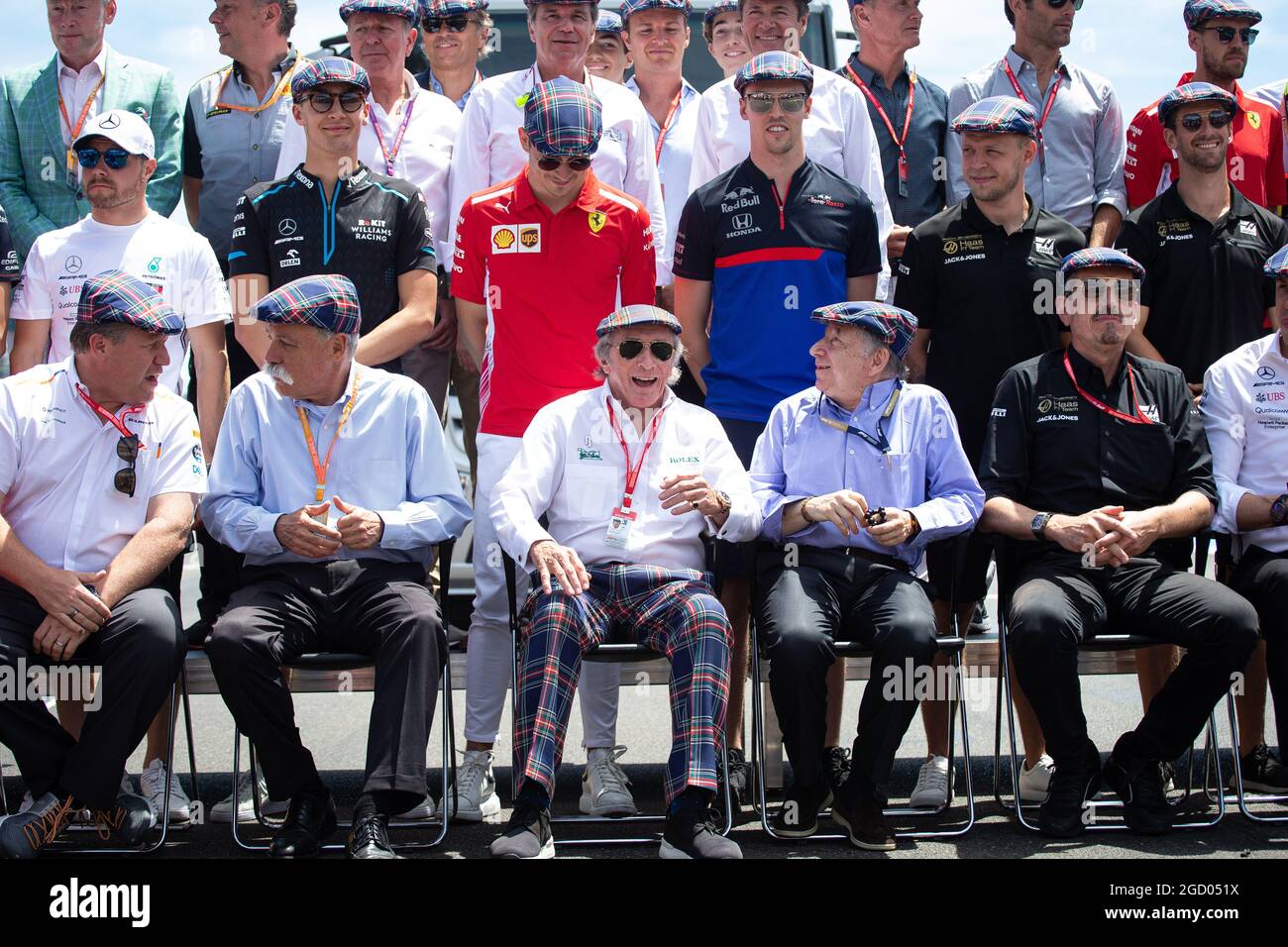 Jackie Stewart (GBR) alla sua 80 ° compleanno celebrazione fotografia. Gran Premio di Francia, domenica 23 giugno 2019. Paul Ricard, Francia. Foto Stock