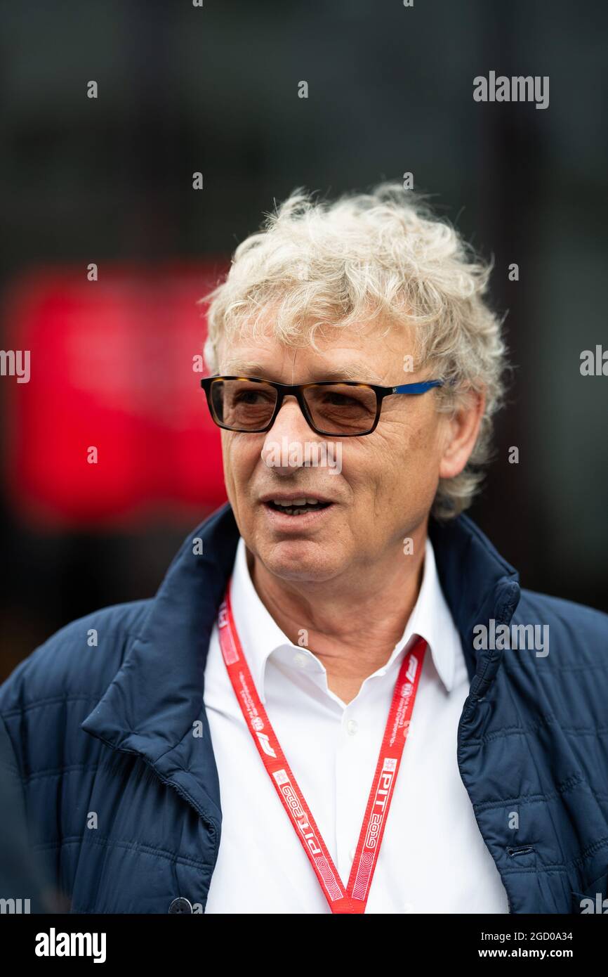 Hermann Tilke (GER) progettista di circuiti. Gran Premio del Belgio, domenica 1 settembre 2019. Spa-Francorchamps, Belgio. Foto Stock