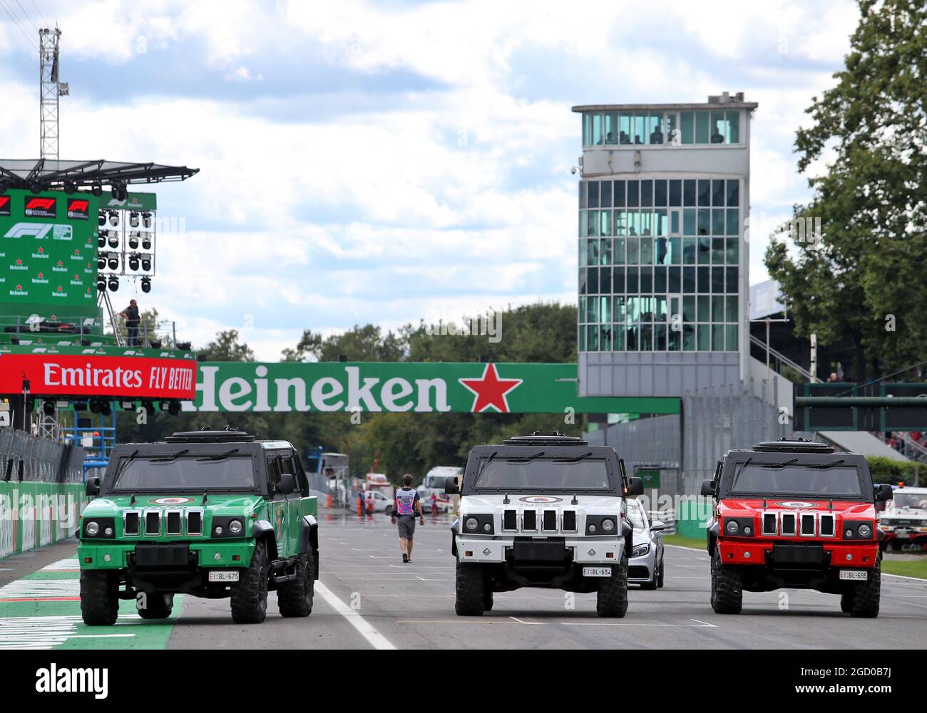 Atmosfera del circuito. Gran Premio d'Italia, domenica 8 settembre 2019. Monza Italia. Foto Stock