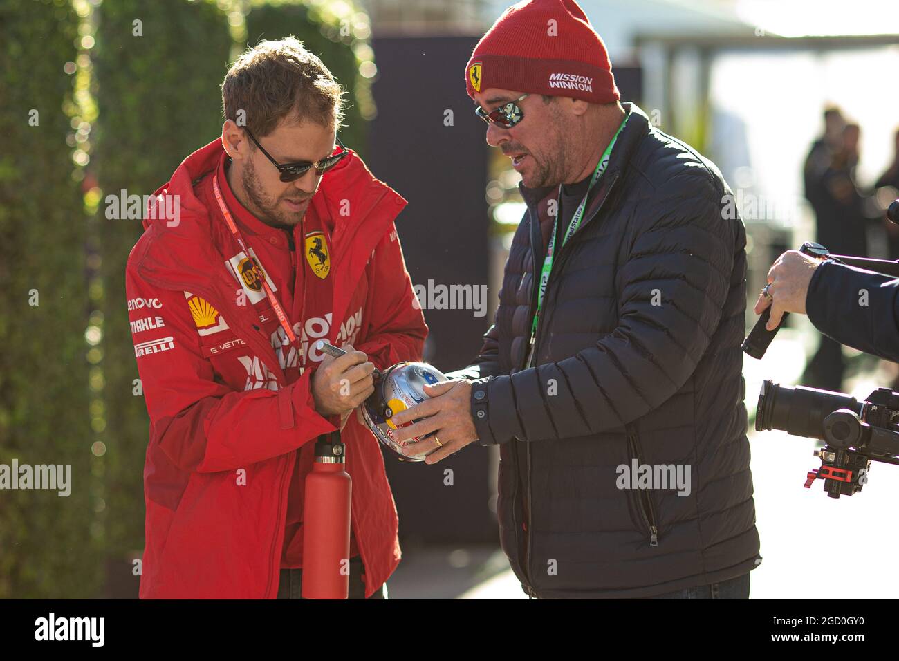 Sebastian Vettel (GER) Ferrari. Gran Premio degli Stati Uniti, venerdì 1 novembre 2019. Circuito delle Americhe, Austin, Texas, USA. Foto Stock