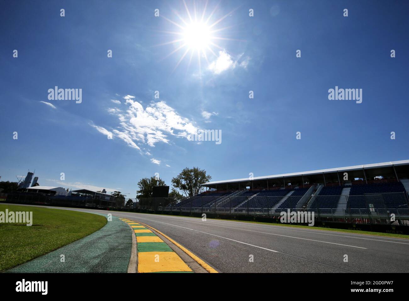 Atmosfera del circuito. Gran Premio d'Australia, mercoledì 11 marzo 2020. Albert Park, Melbourne, Australia. Foto Stock