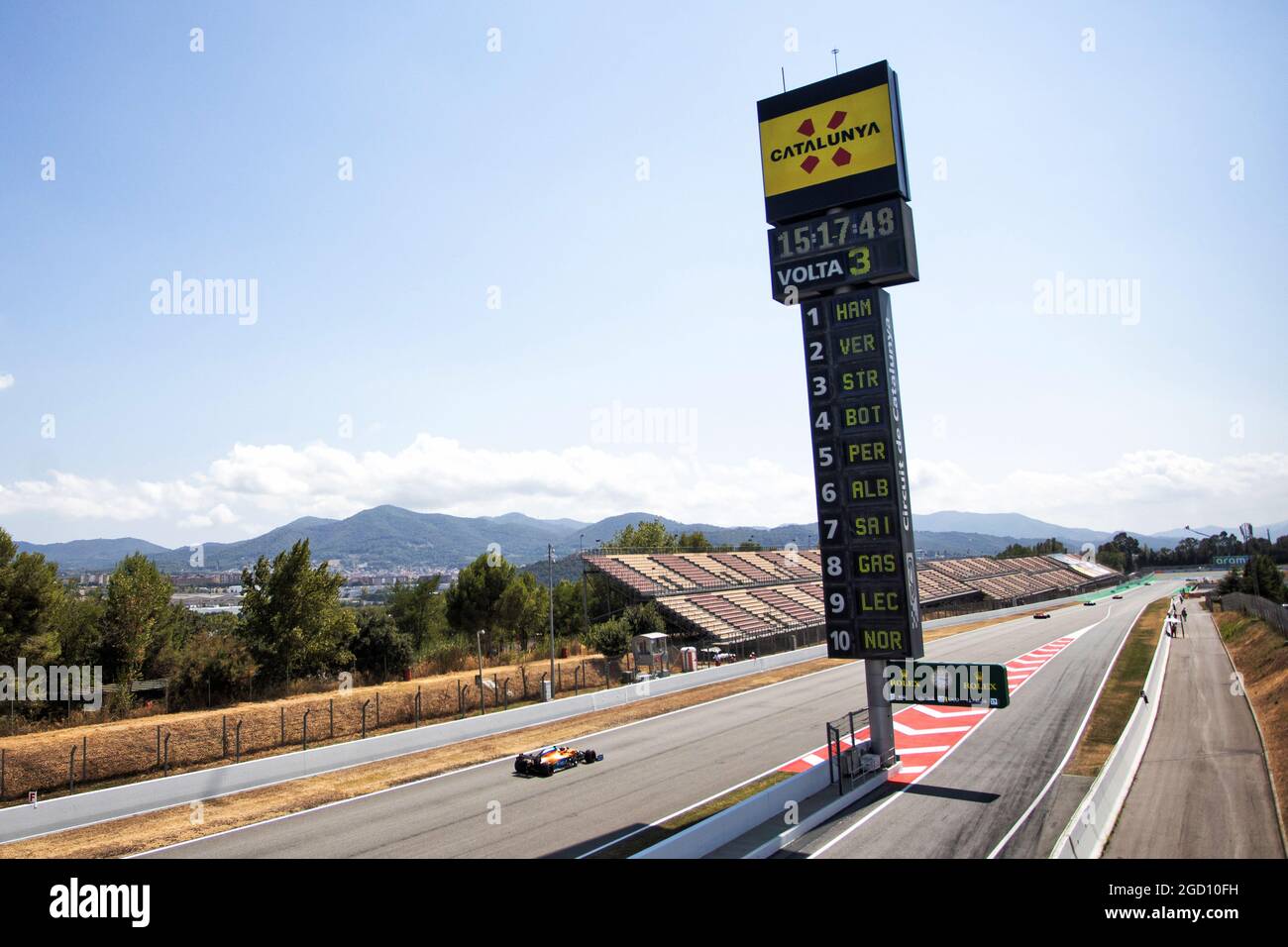 Lando Norris (GBR) McLaren MCL35. Gran Premio di Spagna, domenica 16 agosto 2020. Barcellona, Spagna. Foto Stock