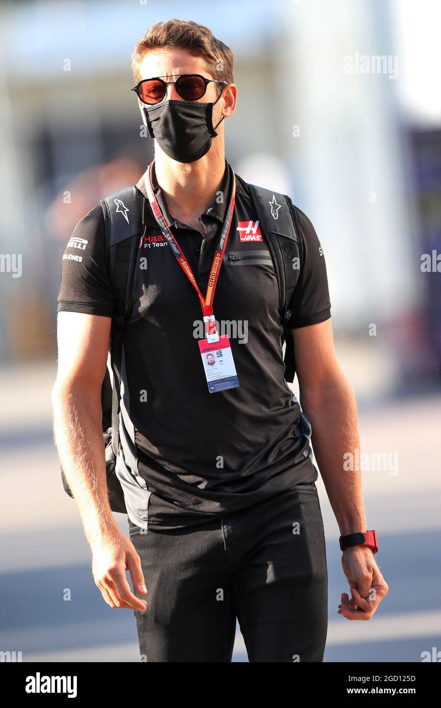Romain Grosjean (fra) Haas F1 Team. Gran Premio d'Italia, venerdì 4 settembre 2020. Monza Italia. Foto Stock