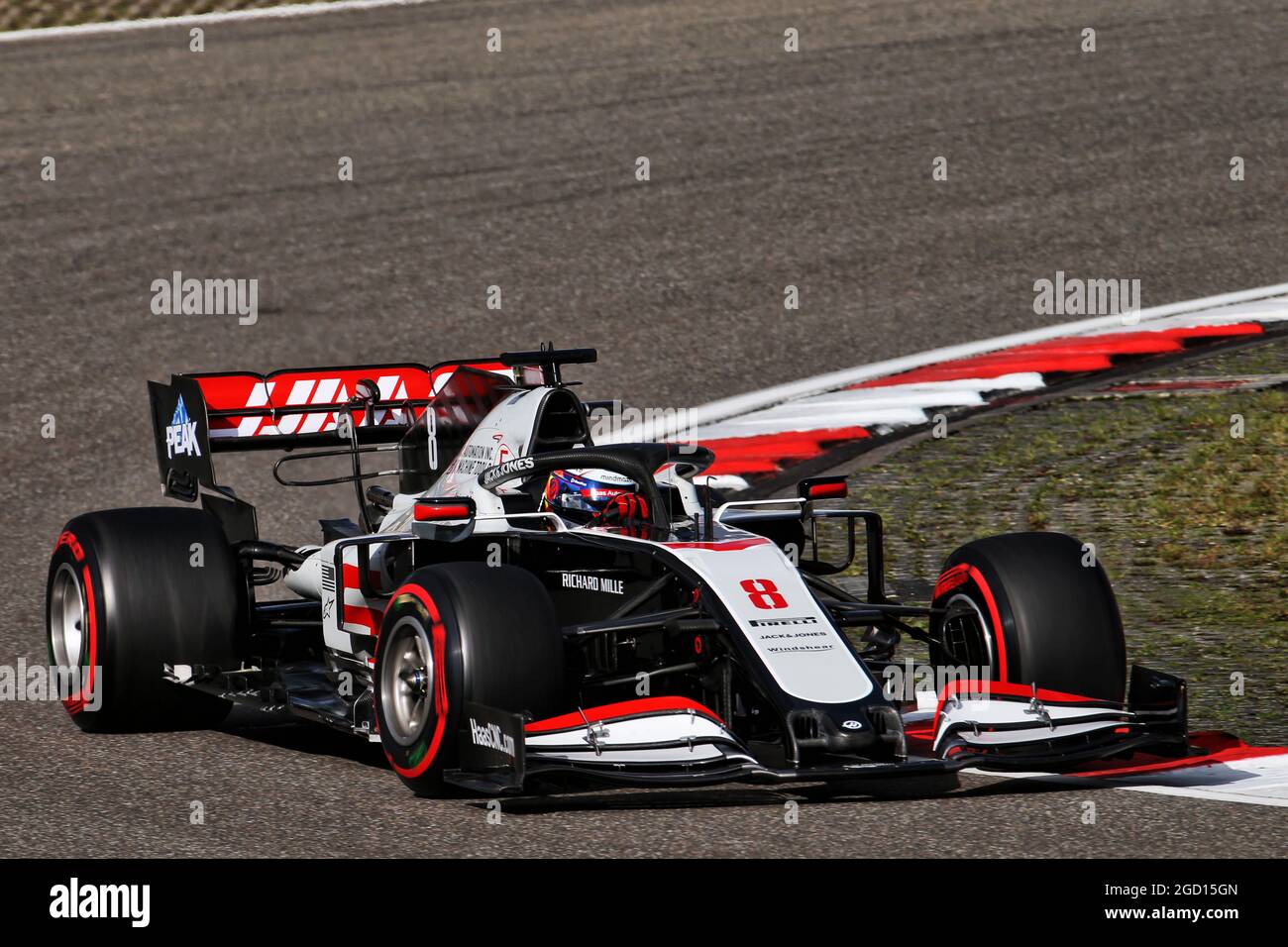 Romain Grosjean (fra) Haas F1 Team VF-20. Foto Stock
