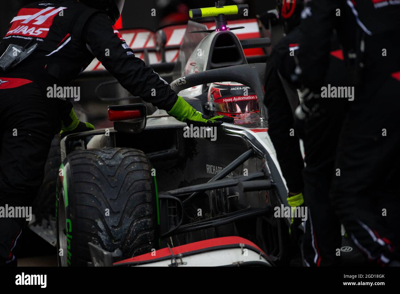 Kevin Magnussen (DEN) Haas VF-20. Foto Stock