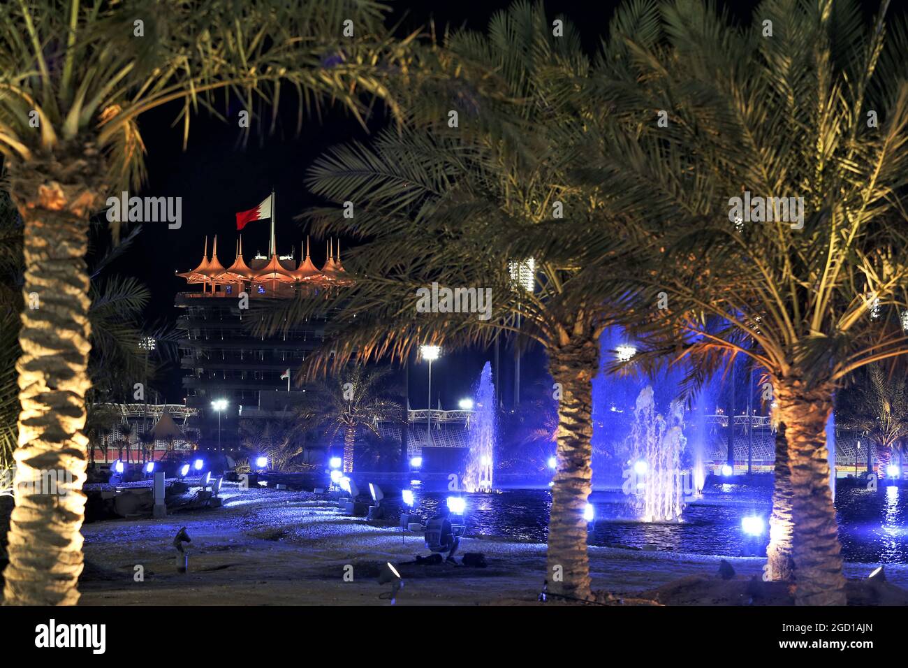 Atmosfera del circuito. Gran Premio di Sakhir, venerdì 4 dicembre 2020. Sakhir, Bahrein. Foto Stock