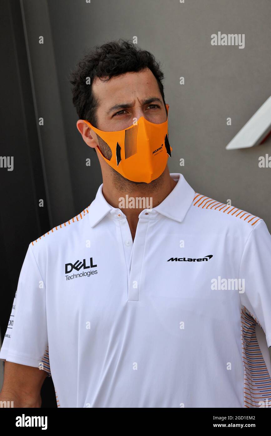 Daniel Ricciardo (AUS) McLaren. Gran Premio del Bahrain, domenica 28 marzo 2021. Sakhir, Bahrein. Foto Stock