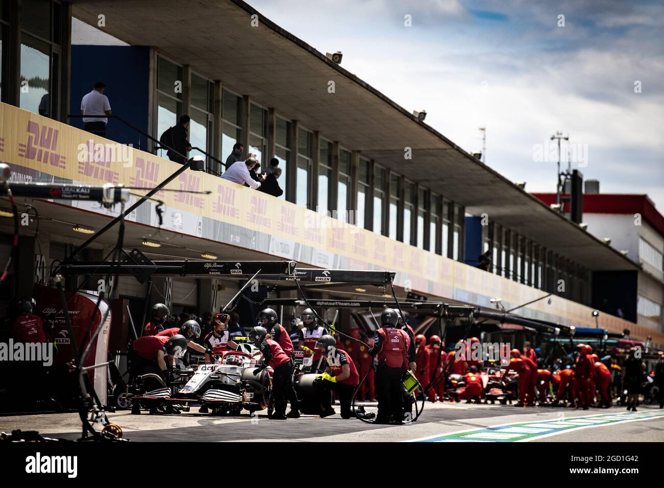 Antonio Giovinazzi (ITA) Alfa Romeo Racing C41. Gran Premio di Portogallo, sabato 1 maggio 2021. Portimao, Portogallo. Foto Stock