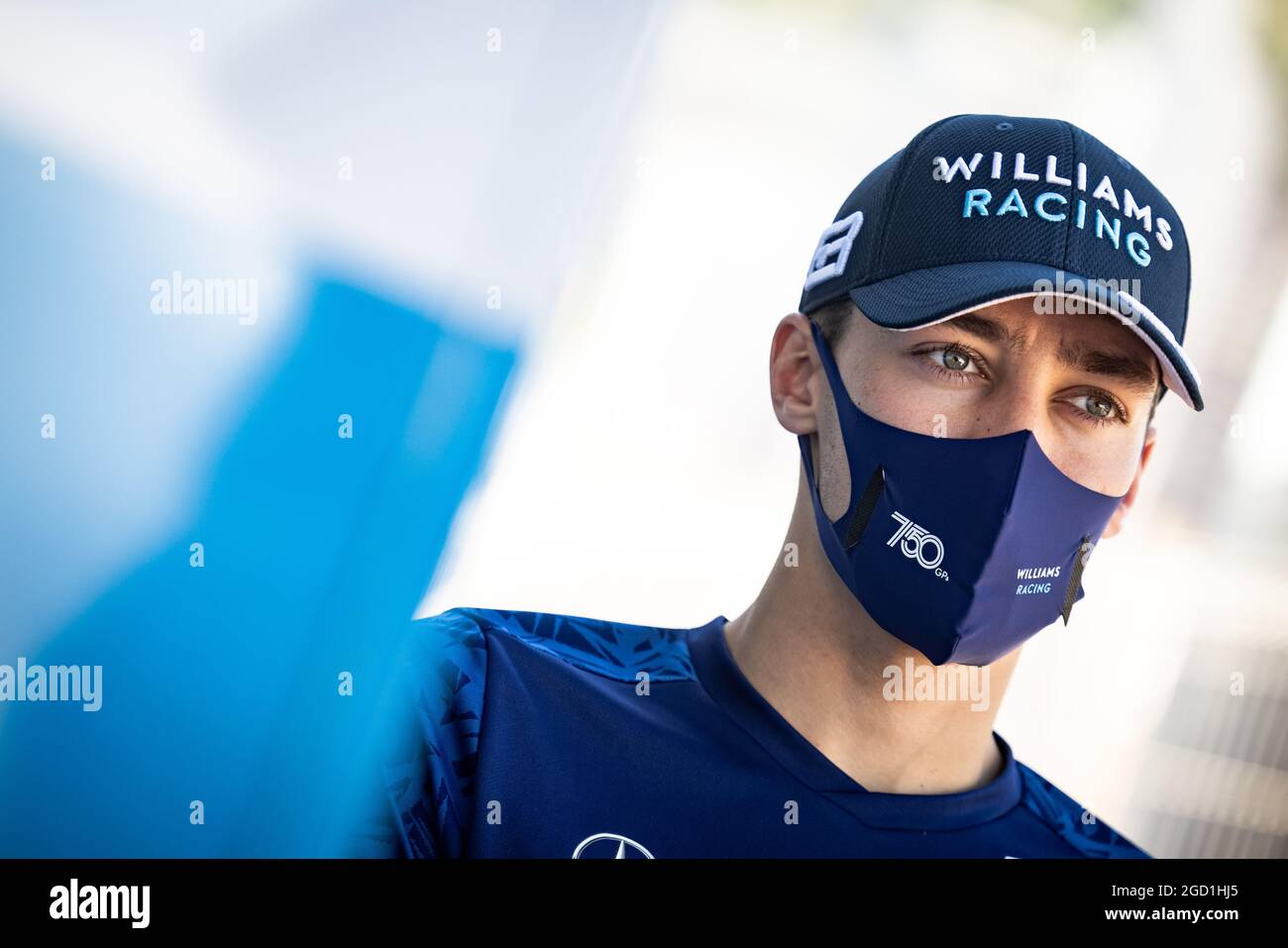 George Russell (GBR) Williams Racing. Gran Premio di Monaco, mercoledì 19 maggio 2021. Monte Carlo, Monaco. Foto Stock