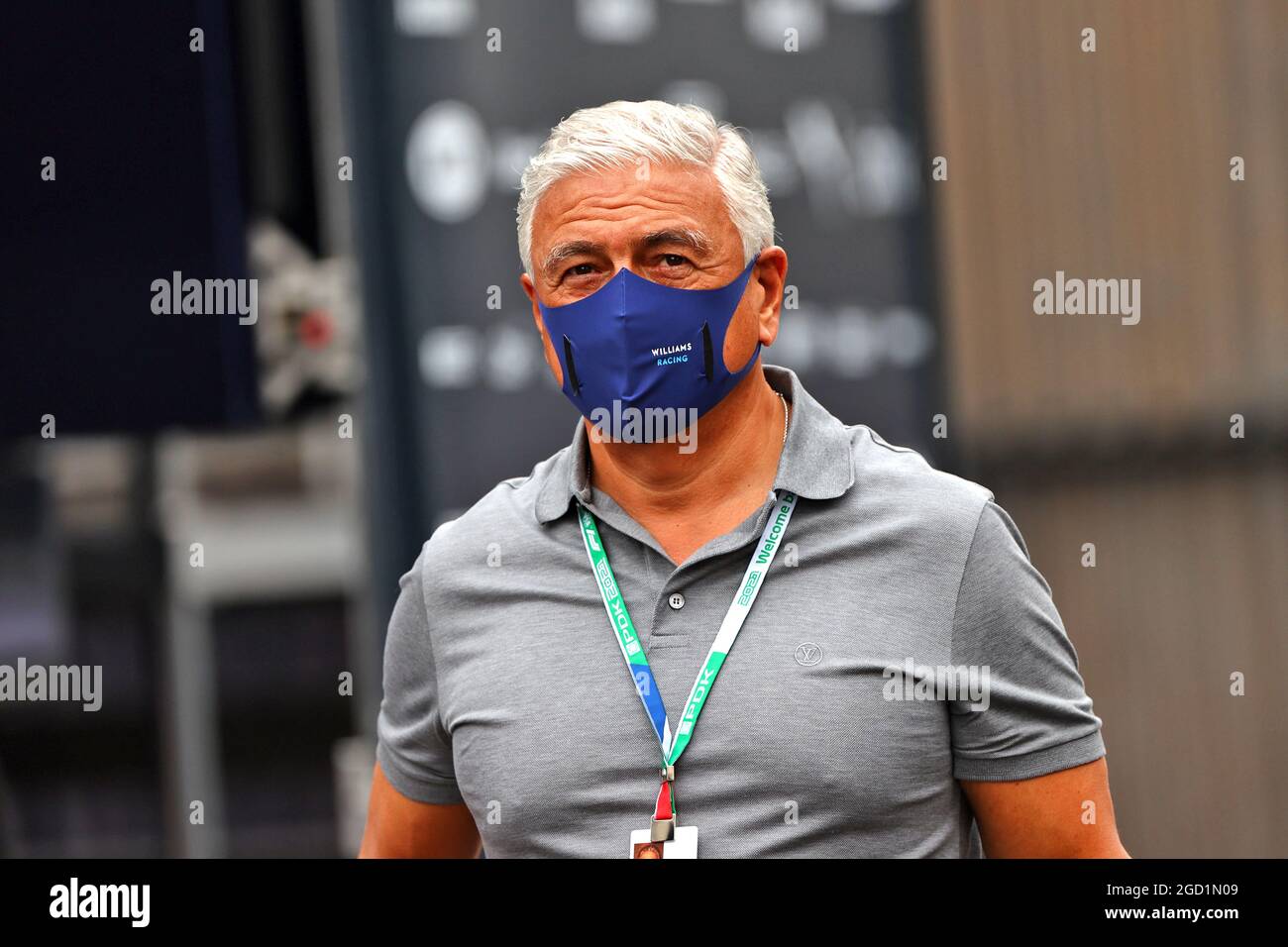 Michael Latifi (CDN), padre di Nicholas Latifi (CDN) Williams Racing. Gran Premio di Francia, sabato 19 giugno 2021. Paul Ricard, Francia. Foto Stock