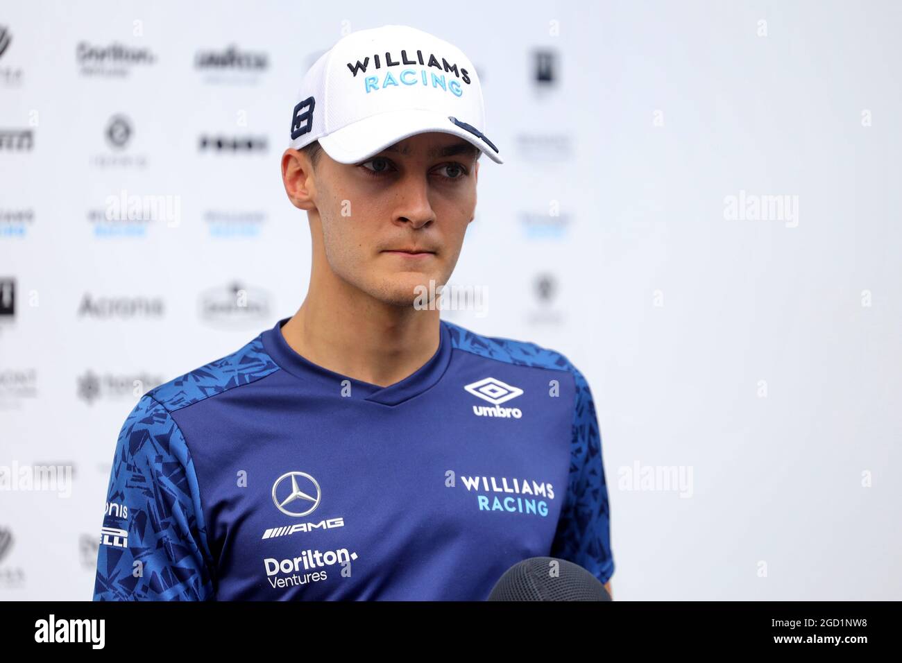 George Russell (GBR) Williams Racing. Steiermark Grand Prix, venerdì 25 giugno 2021. Spielberg, Austria. Foto Stock