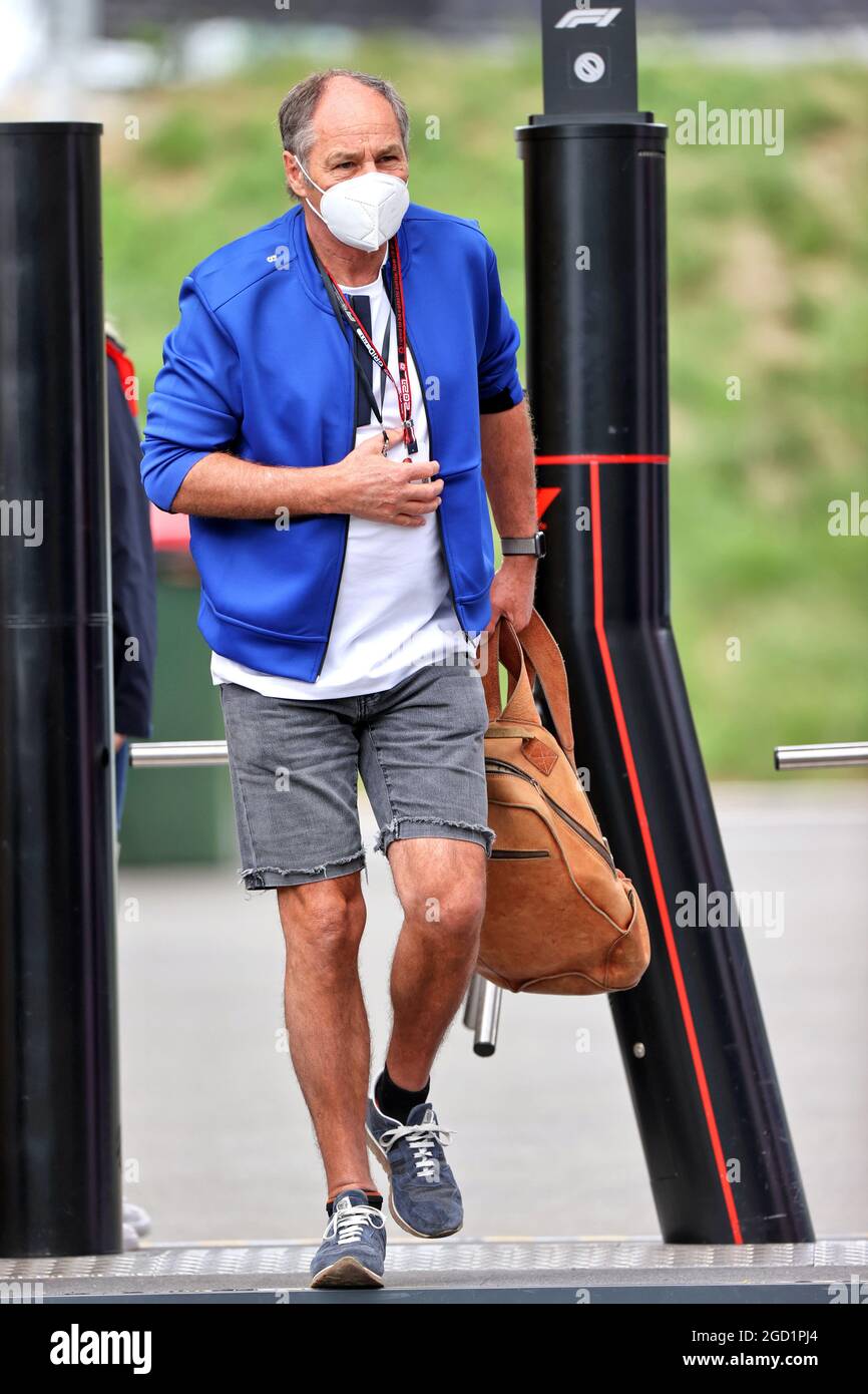 Gerhard Berger (AUT). Gran Premio d'Austria, venerdì 2 luglio 2021. Spielberg, Austria. Foto Stock