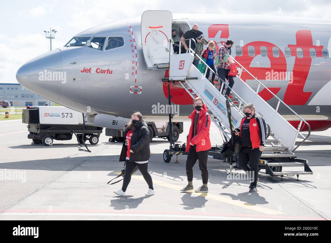 Boeing 737-8MG a basso costo Jet2.com compagnie aeree a Danzica, Polonia. 26 Maggio 2021 © Wojciech Strozyk / Alamy Stock Photo Foto Stock