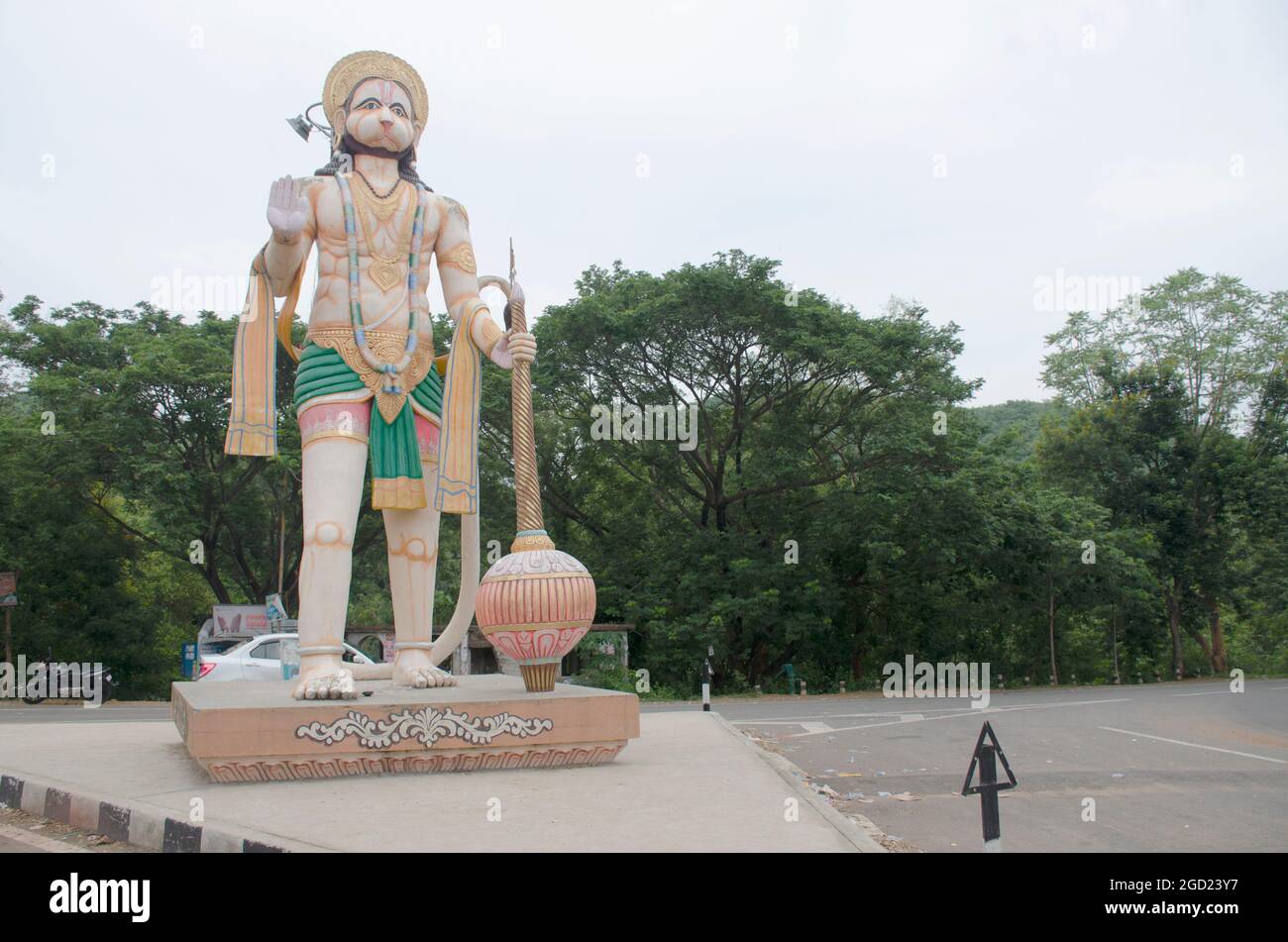 Jai shree Hanuman Foto Stock