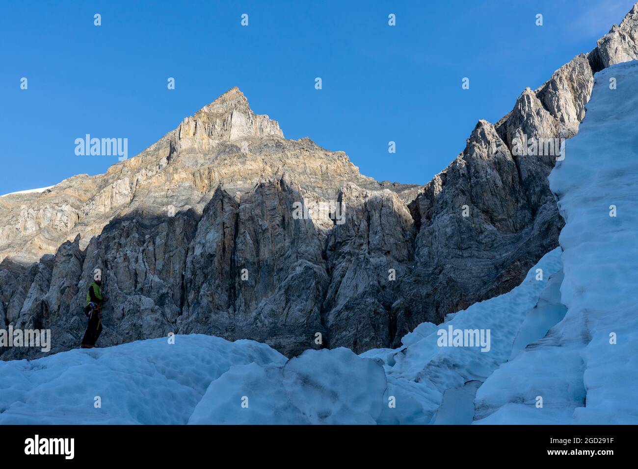 Geografia / viaggio, Svizzera, tour alpino Bifertenfirn (picco), Alpi Glarona, DIRITTI-AGGIUNTIVI-AUTORIZZAZIONE-INFORMAZIONI-NON-DISPONIBILI Foto Stock