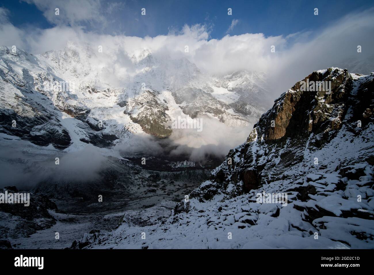 Geografia / viaggio, Italia, Alto Adige, ghiacciaio Monte Rosa, Macugnagawand, Area Monte Rosa, DIRITTI-AGGIUNTIVI-AUTORIZZAZIONE-INFORMAZIONI-NON-DISPONIBILI Foto Stock