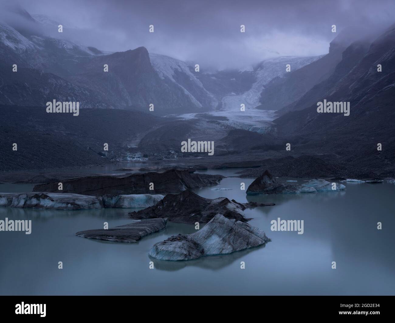 Geografia / viaggio, Austria, Carinzia, Pasterze (ghiacciaio), Parco Nazionale degli alti Tauri, DIRITTI-AGGIUNTIVI-CLEARANCE-INFO-NON-DISPONIBILE Foto Stock