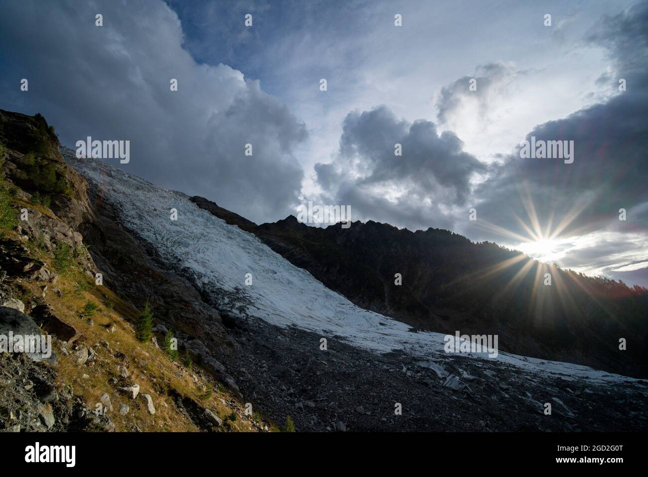 Geografia / viaggio, Francia, Bossonsgletscher, area del Monte Bianco, DIRITTI-AGGIUNTIVI-AUTORIZZAZIONE-INFORMAZIONI-NON-DISPONIBILI Foto Stock