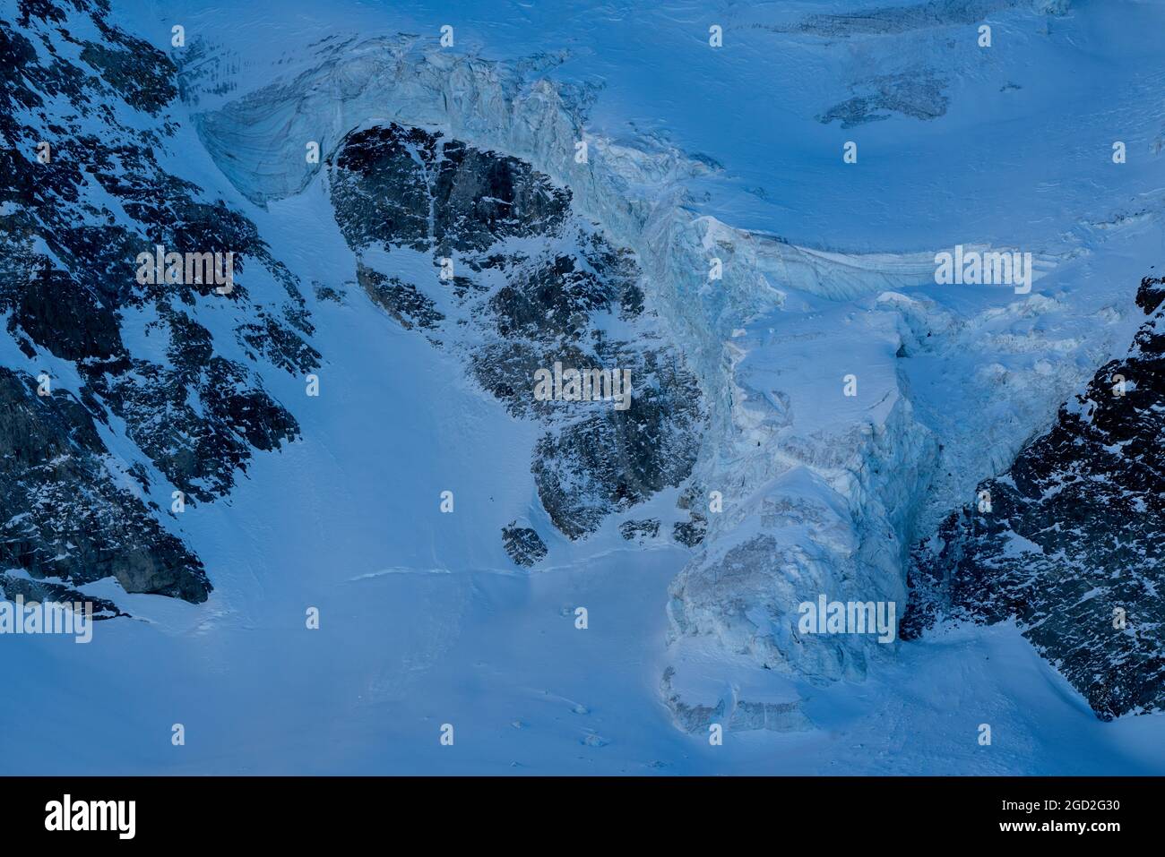 Geografia / viaggio, Svizzera, ghiacciaio pers, Bernina, Engadina, INFORMAZIONI-AGGIUNTIVE-DIRITTI-AUTORIZZAZIONE-NON-DISPONIBILI Foto Stock