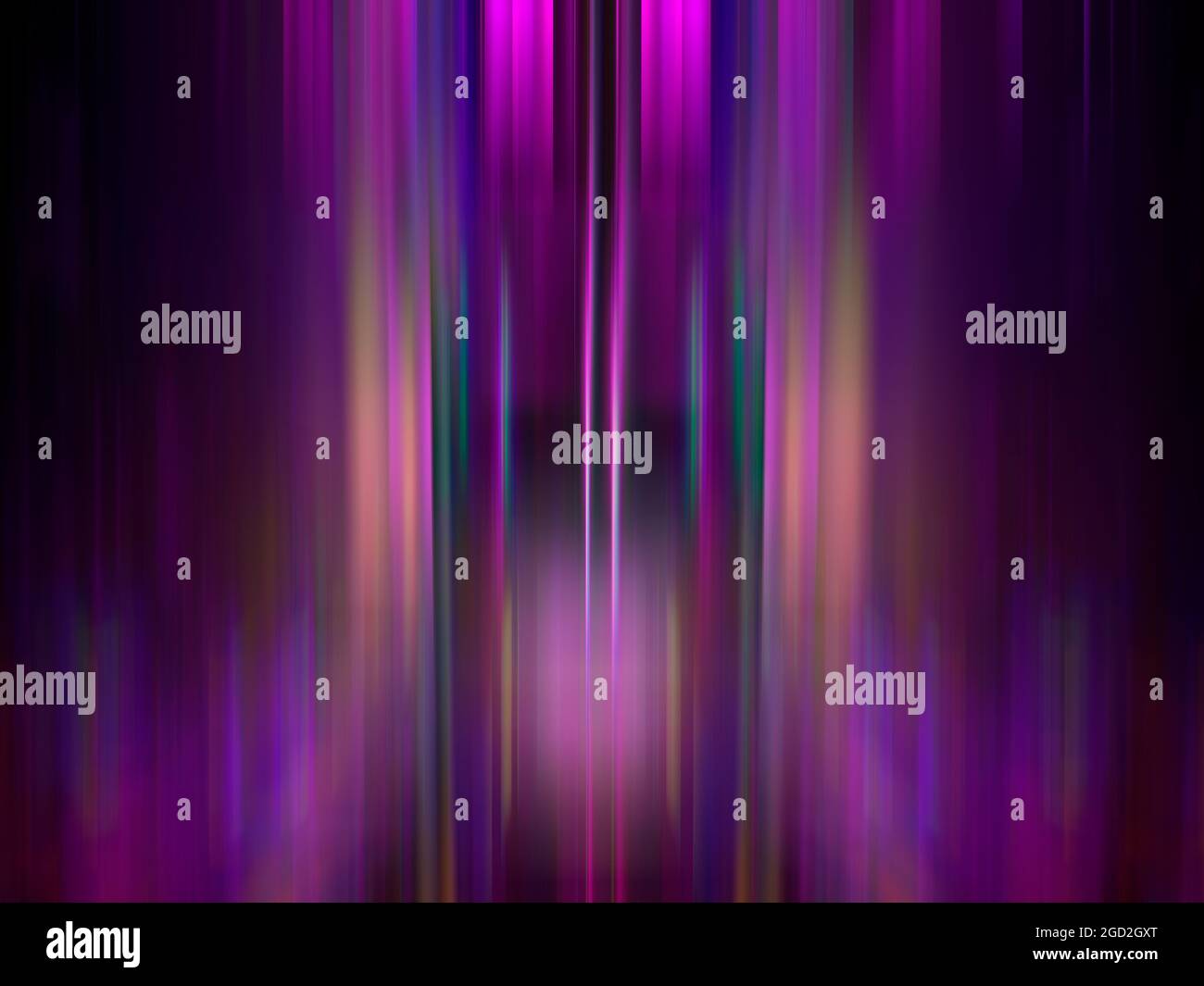 Strisce luminose astratte - illustrazione 3d con effetti di luce Foto Stock