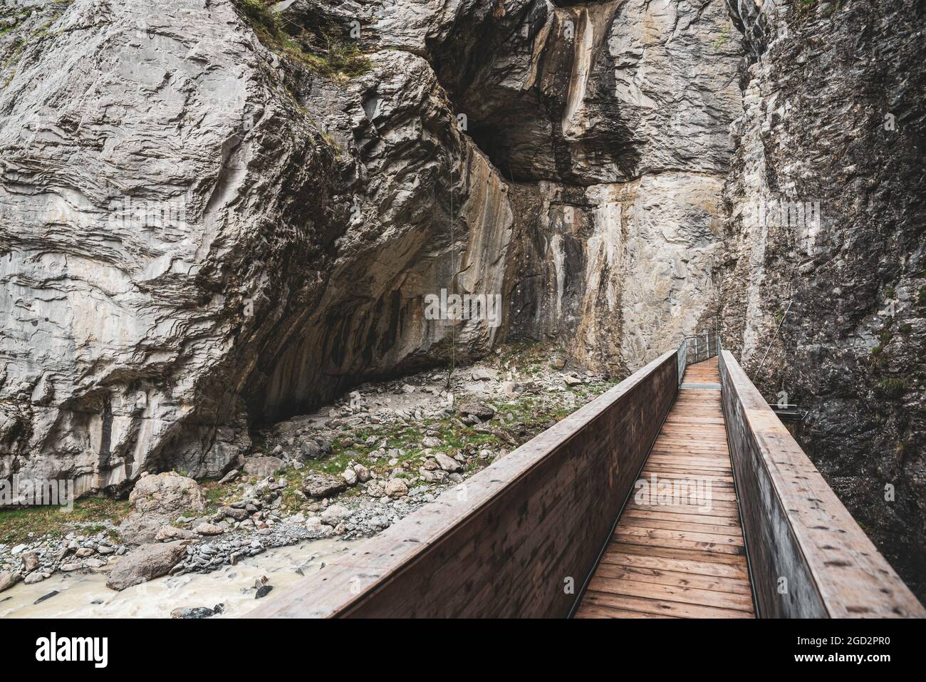 Geografia / viaggio, Svizzera, canyon del ghiacciaio, Grindelwald, Oberland Bernese, INFORMAZIONI-AGGIUNTIVE-DIRITTI-AUTORIZZAZIONE-NON-DISPONIBILI Foto Stock