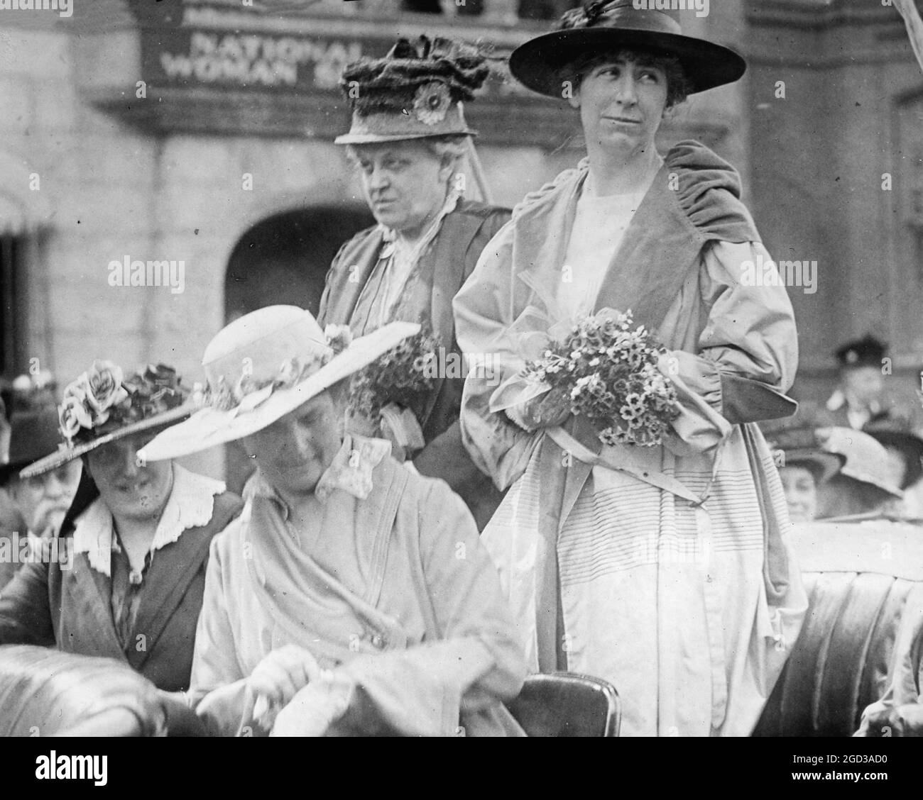 Miss Janette [cioè Jeannette] Rankin ca. Tra il 1909 e il 1920 Foto Stock