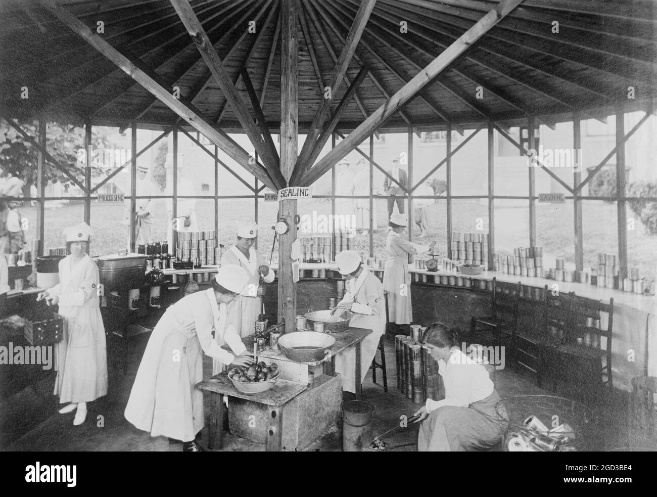 Comunità Cannery, Asheville, N.C.. Ca. Tra il 1910 e il 1920 Foto Stock