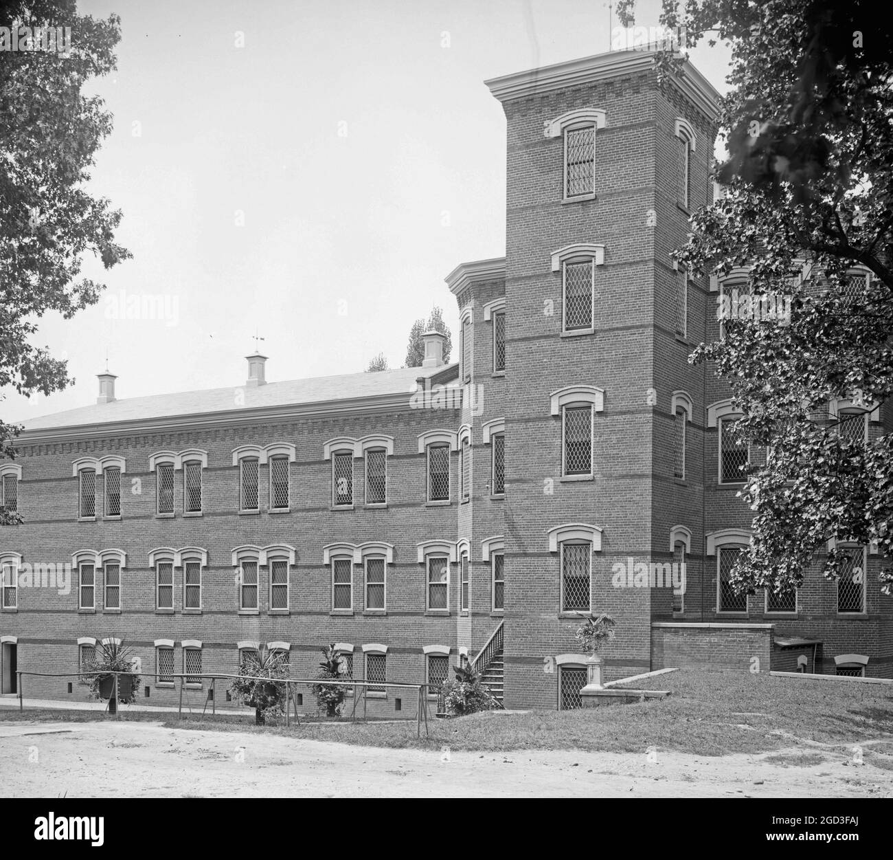 Ospedale Gov't per Insane Howard Hall, [Washington, D.C.] ca. Tra il 1910 e il 1925 Foto Stock