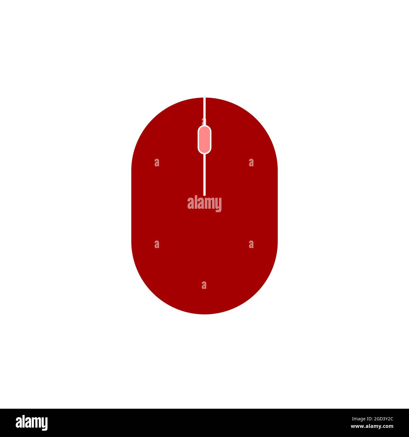 Design vettoriale di mouse per PC e laptop. Illustrazione Vettoriale