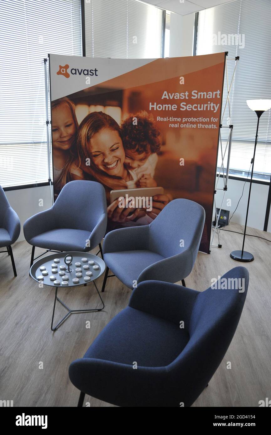Brno, Repubblica Ceca. 11 Ott 2018. ***FILE PHOTO*** sede della società Avast Software a Brno, Repubblica Ceca, nella foto del 11 ottobre 2018. Credit: Igor Zehl/CTK Photo/Alamy Live News Foto Stock