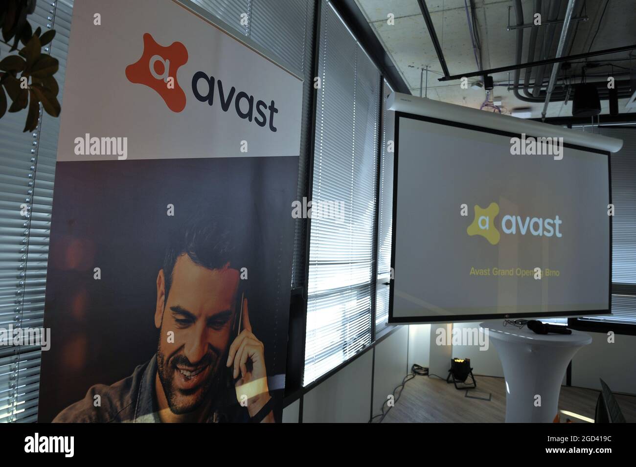 Brno, Repubblica Ceca. 11 Ott 2018. ***FILE PHOTO*** sede della società Avast Software a Brno, Repubblica Ceca, nella foto del 11 ottobre 2018. Credit: Igor Zehl/CTK Photo/Alamy Live News Foto Stock