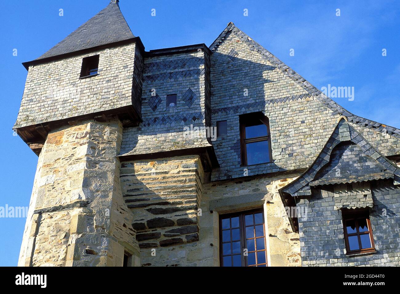 FRANCIA, ILLE ET VILAINE (35), VITRE, IL SUO IMPORTANTE PATRIMONIO MEDIEVALE E CLASSICO GLI HA GUADAGNATO L'ETICHETTA DI CITTÀ D'ARTE E DI STORIA E DI REGISTRO Foto Stock