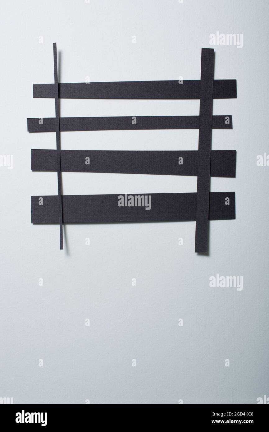 Composizione di carta astratta. Foto Stock