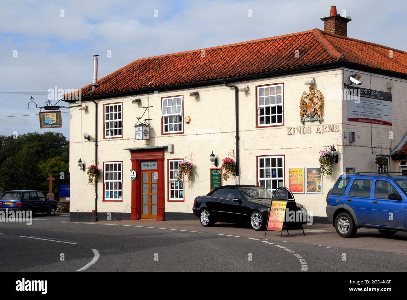 La casa pubblica King's Arms, Ludham, Norfolk, Inghilterra Foto Stock