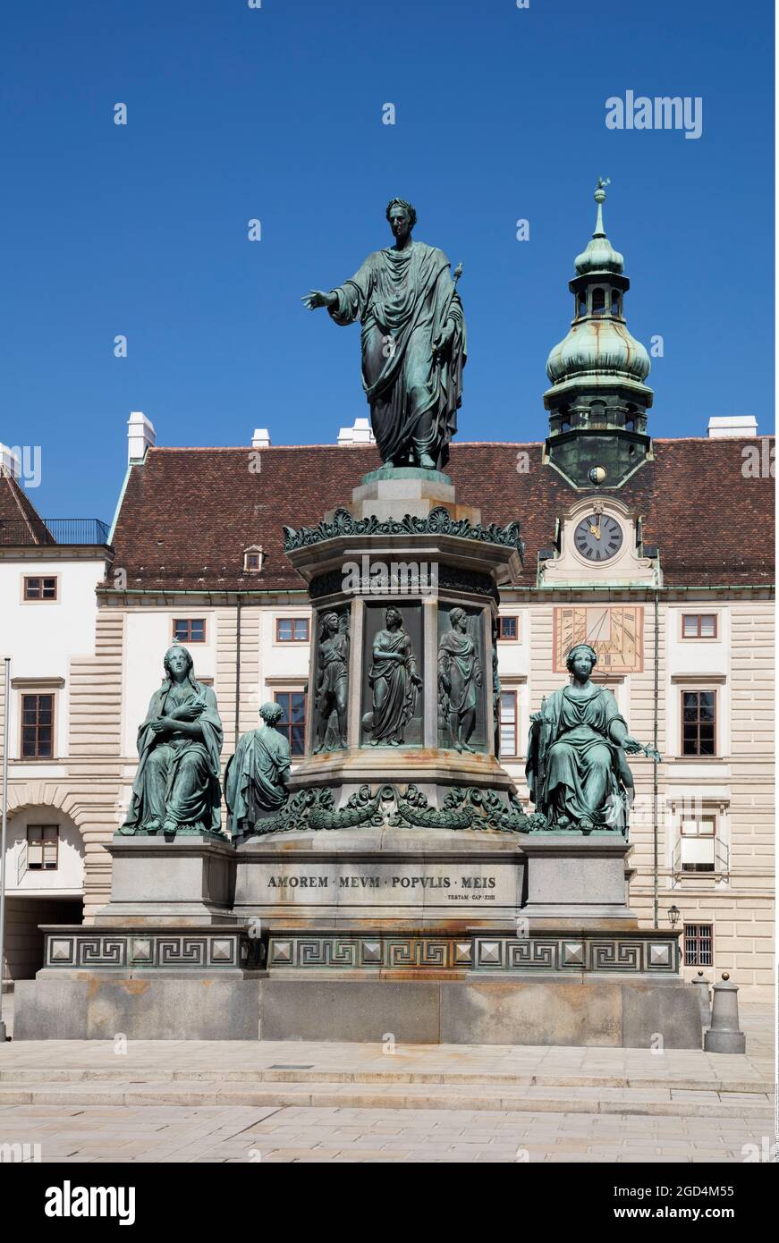 Geografia / viaggio, Austria, Vienna, Palazzo di Hofburg, Amalienburg, Internal Court Square, ADDITIONAL-RIGHTS-CLEARANCE-INFO-NOT-AVAILABLE Foto Stock