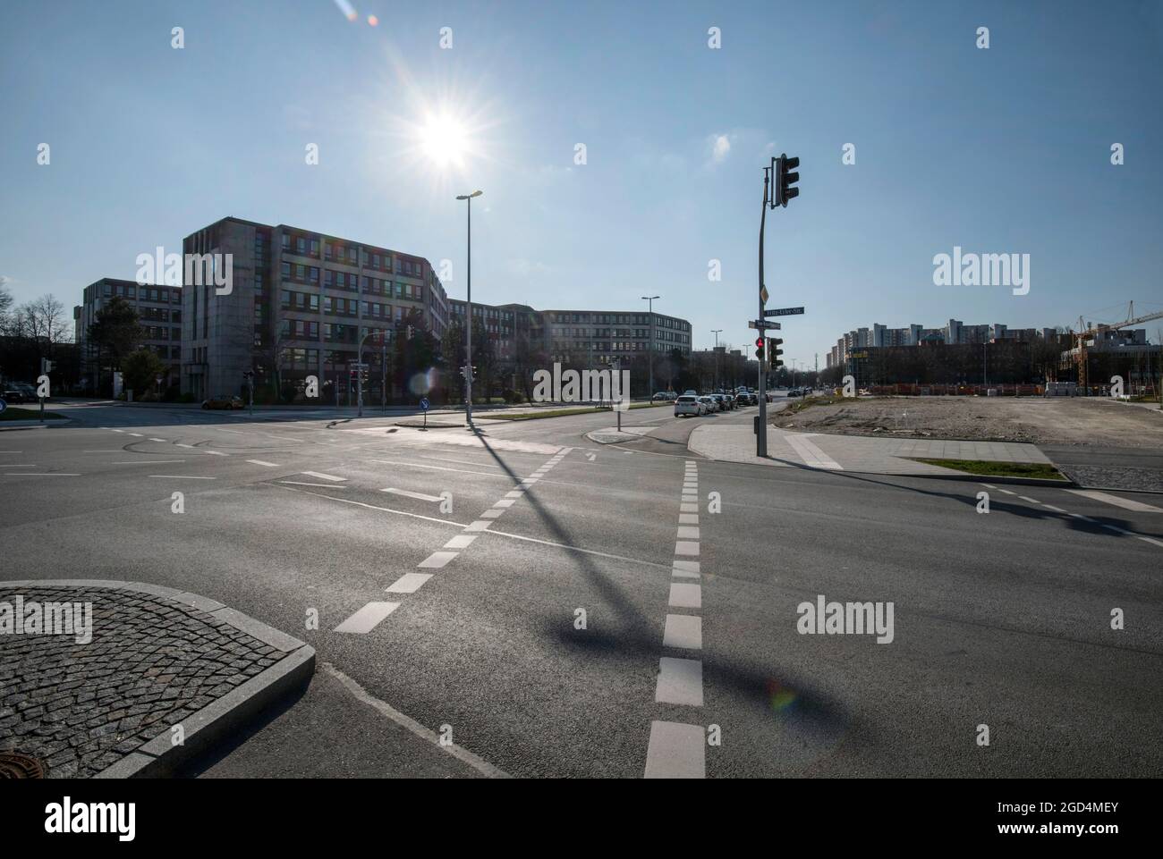 Geografia / viaggio, Germania, Baviera, Monaco, Germania, Neuperlach, giunzione Fritz-Erler-Strasse, DIRITTI-AGGIUNTIVI-AUTORIZZAZIONE-INFORMAZIONI-NON-DISPONIBILI Foto Stock