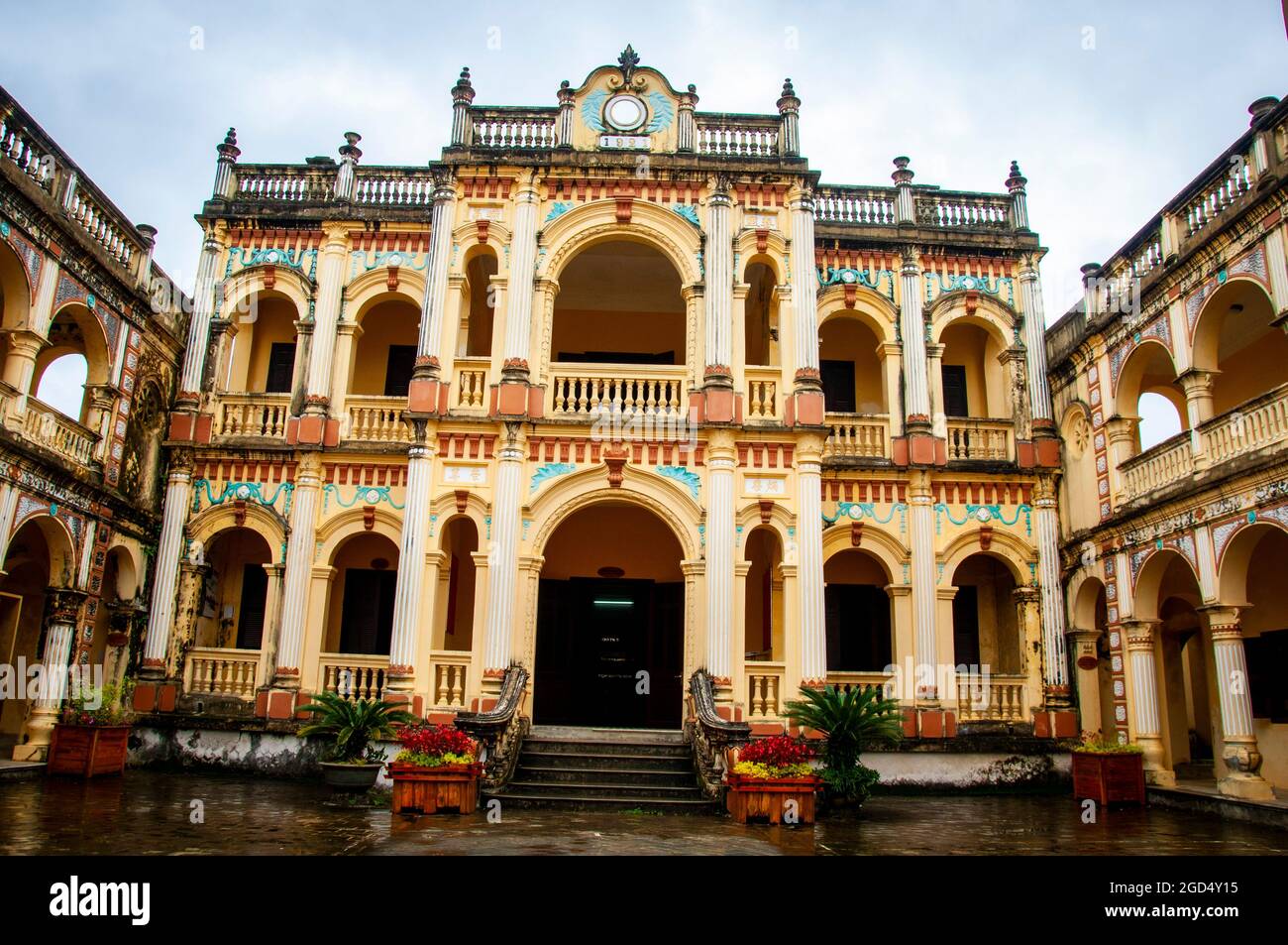 Hoang A Tuong palazzo nella provincia di Lao Cai nord del Vietnam Foto Stock