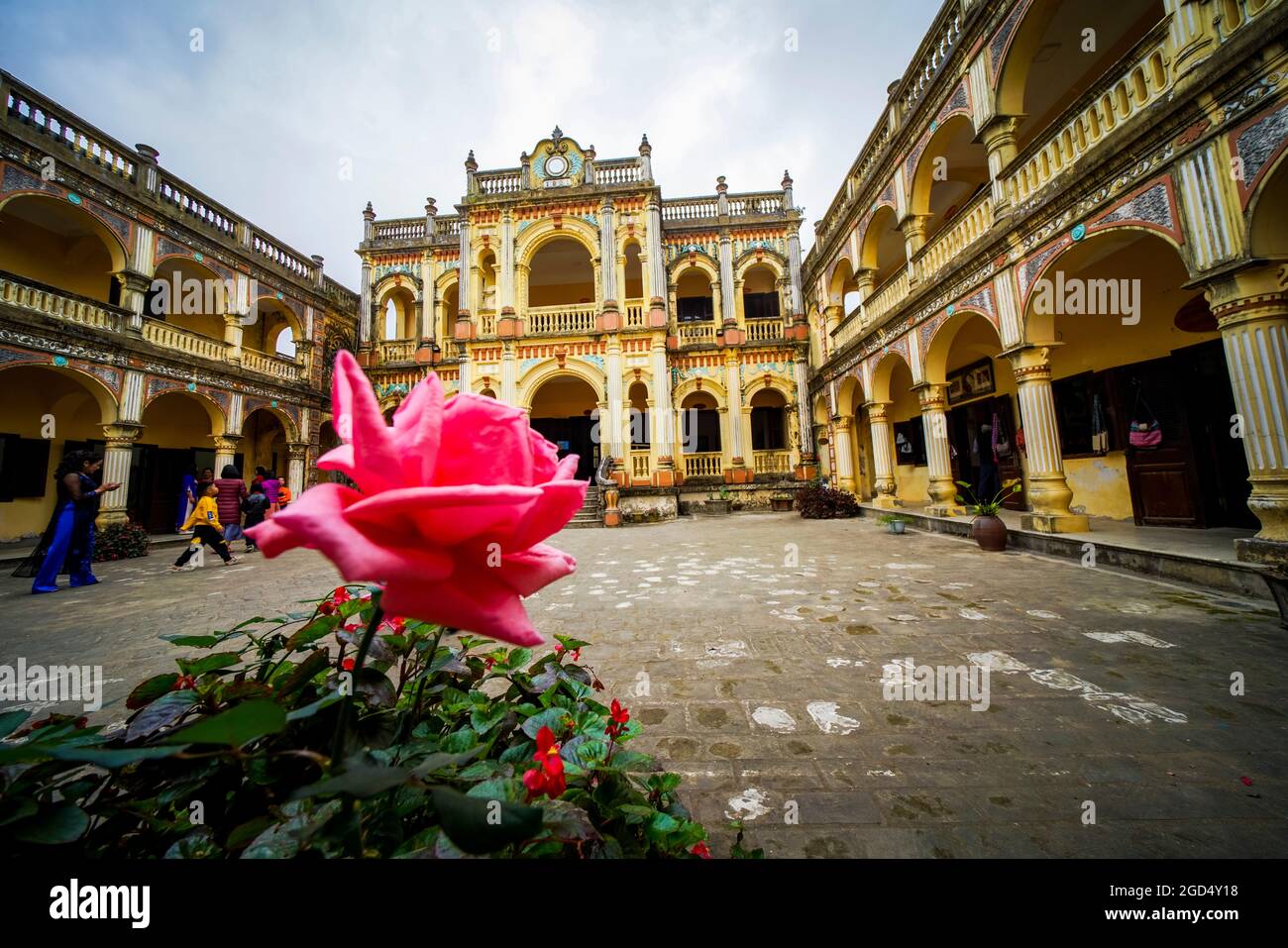 Hoang A Tuong palazzo nella provincia di Lao Cai nord del Vietnam Foto Stock