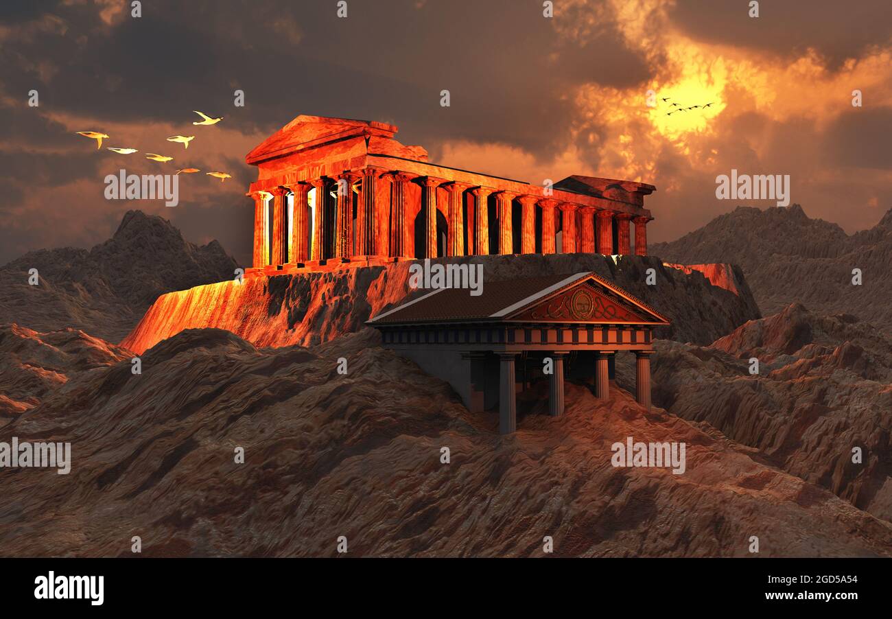 Templi antichi Foto Stock