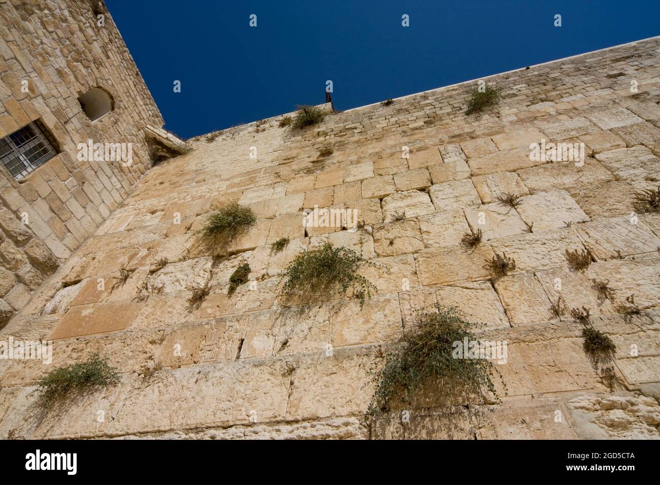 Il Muro Occidentale di Gerusalemme, città vecchia, Israele Foto Stock