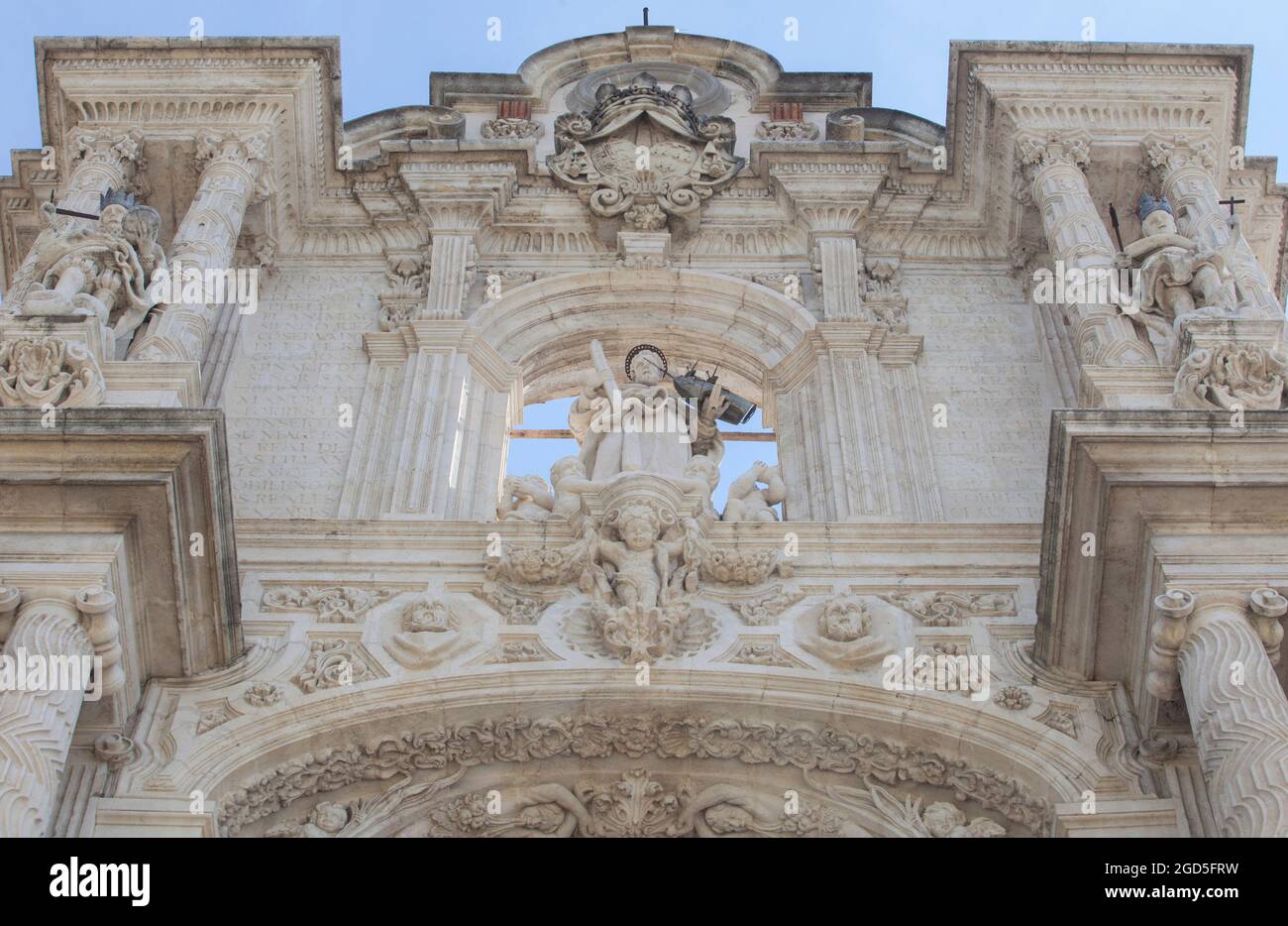 Il Palazzo di San Telmo Siviglia, Spagna. Sede della presidenza del governo regionale andaluso. Sant'Elmo, patrono dei marinai Foto Stock