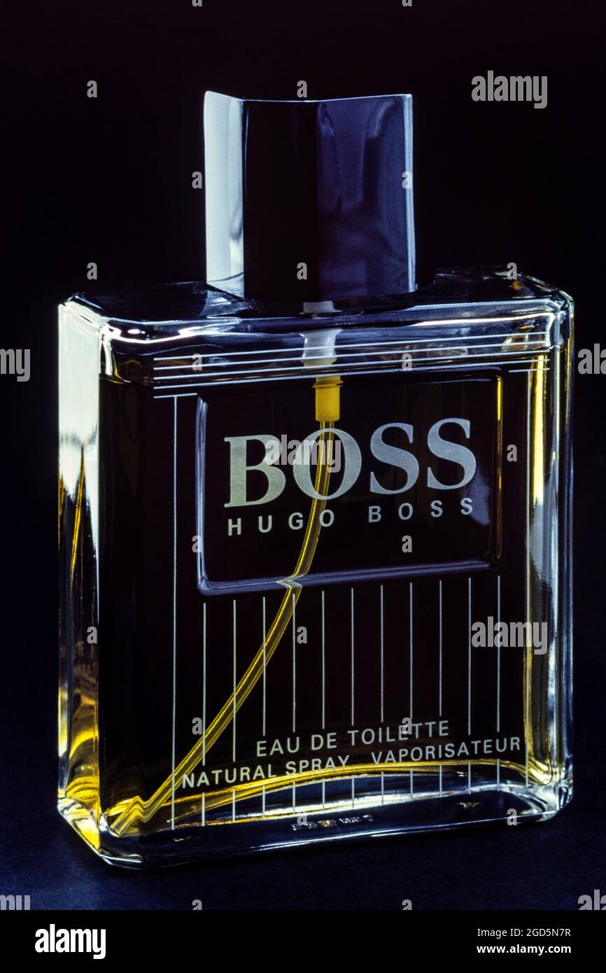 Bottiglia singola di Boss No 1 eau de toilette spray by Hugo Boss Foto Stock