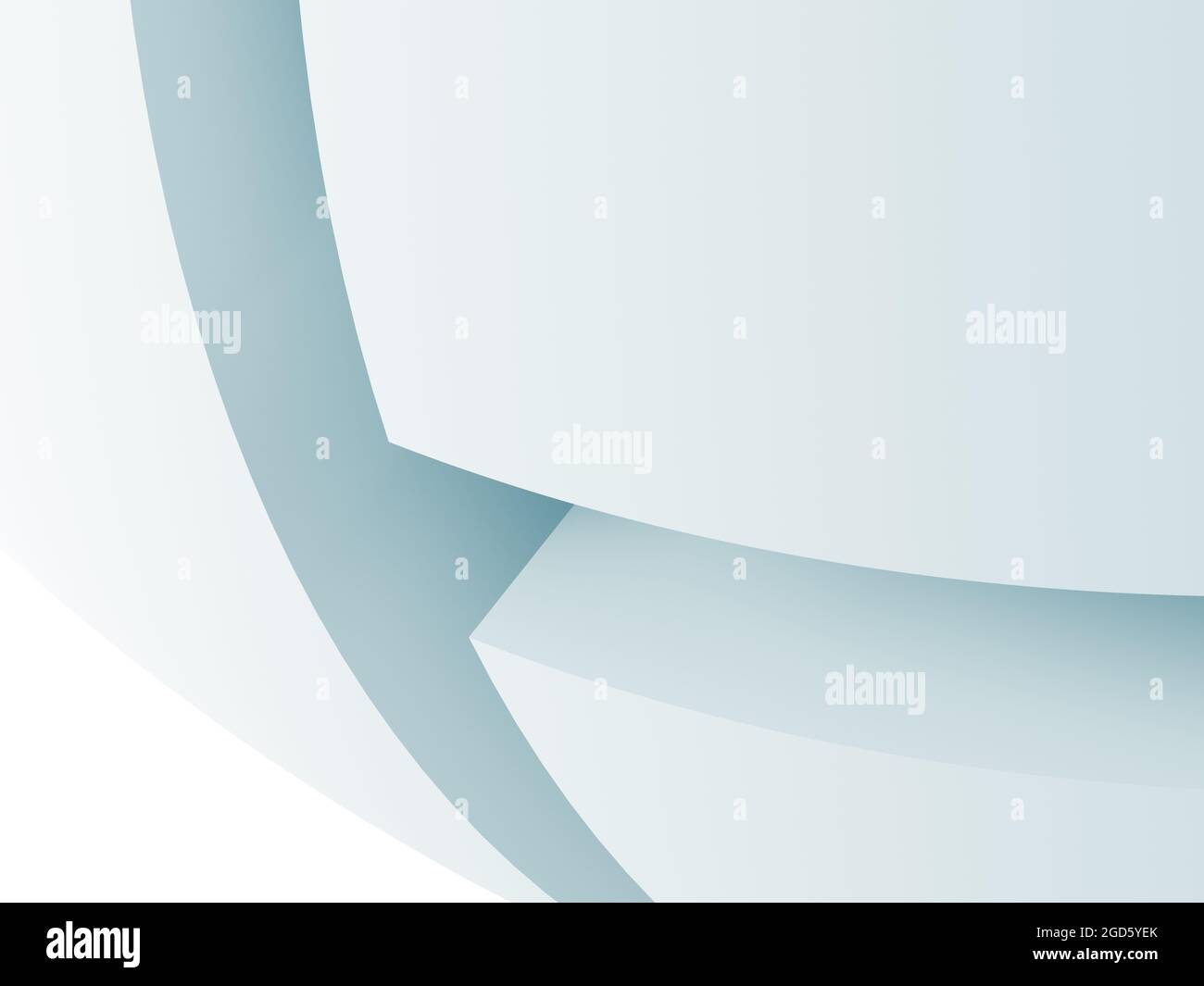 Astratto sfondo geometrico azzurro, elementi di design a sfera tagliati utili per sfondi o sfondo. illustrazione del rendering 3d Foto Stock