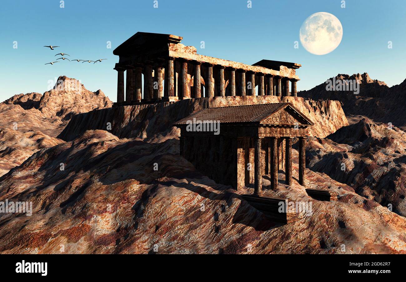 Templi antichi Foto Stock