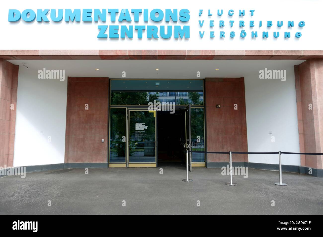 Berlino, Germania, 7 agosto 2021, Centro di documentazione volo, Espulsione, riconciliazione Foto Stock